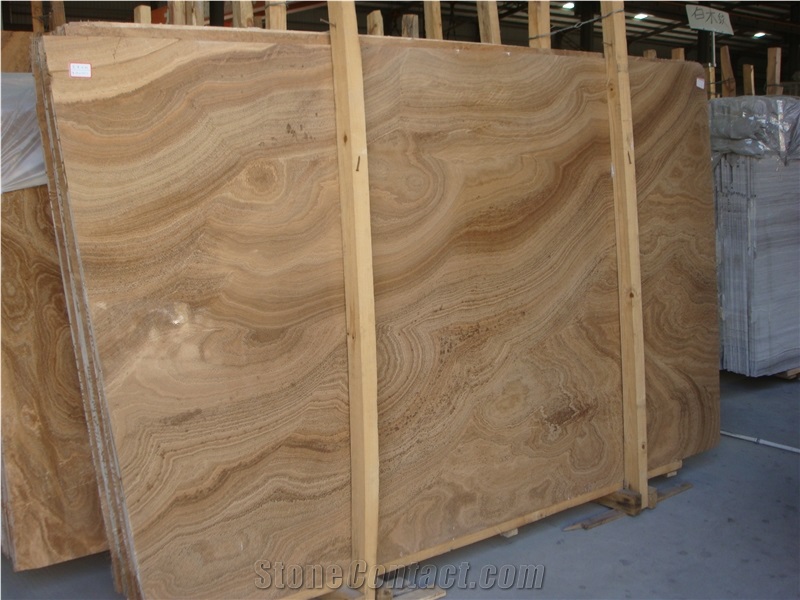 Imperial Wood Vein Marble / China Yellow Marble Slabs & Tiles, Marble Floor Covering Tiles,Marble Skirting, Marble Wall Covering Tile